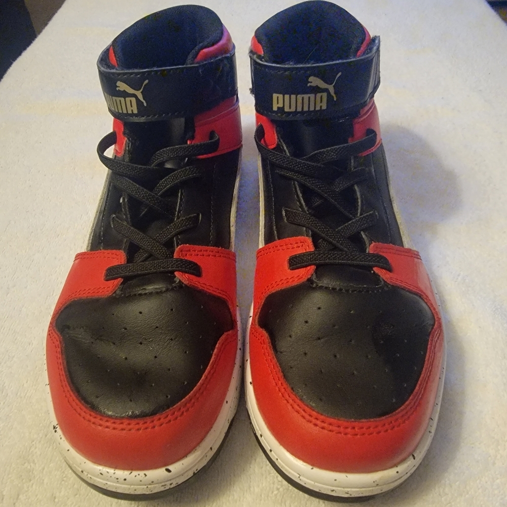 Puma High-Top Velcro Sneakers